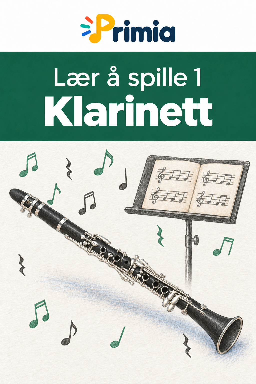 Omslag til Lær å spille 1 - Klarinett